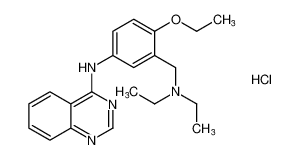 N-(3-((diethylamino)methyl)-4-ethoxyphenyl)quinazolin-4-amine hydrochloride CAS:96285-06-2 manufacturer & supplier