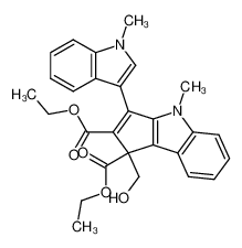 diethyl 1,4-dihydro-1-hydroxymethyl-3-(N-methyl-3-indolyl)-4-methylcyclopent(b)indole-1,2-dicarboxylate CAS:96286-90-7 manufacturer & supplier