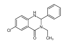 6-chloro-3-ethyl-2-phenyl-2,3-dihydro-1H-quinazolin-4-one CAS:963-90-6 manufacturer & supplier