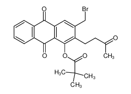 3-bromomethyl-1-(2,2-dimethylpropionyloxy)-2-(3-oxobutyl)-9,10-anthraquinone CAS:96303-41-2 manufacturer & supplier