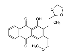 (Z)-1-hydroxy-3-(2-methoxyvinyl)-2-(2-(2-methyl-1,3-dioxolan-2-yl)ethyl)anthracene-9,10-dione CAS:96303-69-4 manufacturer & supplier