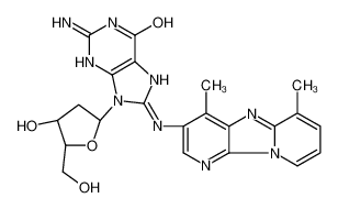 8-((4,6-dimethylimidazo[1,2-a:5,4-b']dipyridin-3-yl)imino)-9-(4-hydroxy-5-(hydroxymethyl)tetrahydrofuran-2-yl)-2-imino-3,7,8,9-tetrahydro-2H-purin-6-ol CAS:96304-56-2 manufacturer & supplier