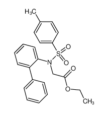 N-(2-Biphenylyl)-N-(toluol-p-sulfonyl)-glycin-aethylester CAS:96309-63-6 manufacturer & supplier