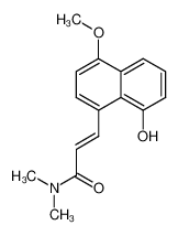 (Z)-3-(8-Hydroxy-4-methoxy-naphthalen-1-yl)-N,N-dimethyl-acrylamide CAS:96318-69-3 manufacturer & supplier