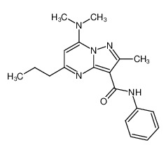 7-dimethylamino-2-methyl-N-phenyl-5-propylpyrazolo(1,5-a)pyrimidine-3-carboxamide CAS:96319-31-2 manufacturer & supplier