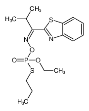 O-ethyl S-propyl (Z)-(((1-(benzo[d]thiazol-2-yl)-2-methylpropylidene)amino)oxy)phosphonothioate CAS:96327-91-2 manufacturer & supplier