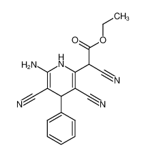 (6-Amino-3,5-dicyano-4-phenyl-1,4-dihydro-pyridin-2-yl)-cyano-acetic acid ethyl ester CAS:96336-23-1 manufacturer & supplier