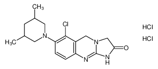 6-chloro-7-(3,5-dimethylpiperidin-1-yl)-1,5-dihydroimidazo[2,1-b]quinazolin-2(3H)-one dihydrochloride CAS:96337-08-5 manufacturer & supplier