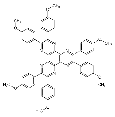 2,3,6,7,10,11-Hexakis(4-methoxyphenyl)dipyrazino(2,3-f:2',3'-h)chinoxalin CAS:96355-64-5 manufacturer & supplier