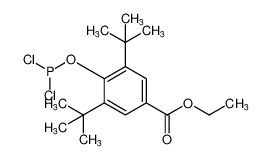 ethyl 3,5-di-tert-butyl-4-((dichlorophosphaneyl)oxy)benzoate CAS:96357-81-2 manufacturer & supplier