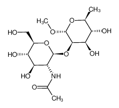 methyl 2-O-(2-acetamido-2-deoxy-β-D-glucopyranosyl)-α-L-rhamnopyranoside CAS:96359-49-8 manufacturer & supplier