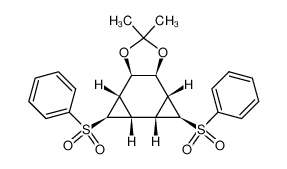 (1α,2α,3α,4α,5α,6α,7α,8α)-5,6-O-Isopropyliden-3,8-bis(phenylsulfonyl)tricyclo(5.1.0.02,4)octan-5,6-diol CAS:96362-81-1 manufacturer & supplier