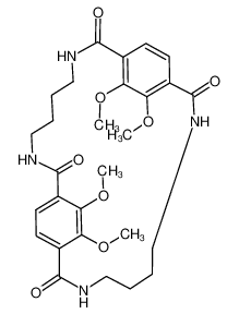 11,12,25,26-Tetramethoxy-3,8,15,20-tetraaza-tricyclo[20.2.2.210,13]octacosa-1(25),10(28),11,13(27),22(26),23-hexaene-2,9,14,21-tetraone CAS:96363-44-9 manufacturer & supplier