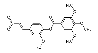 3-Methoxy-β-nitro-4-(3,4,5-trimethoxy-benzoyloxy)-styrol CAS:96364-48-6 manufacturer & supplier