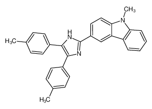 3-(4,5-di-p-tolyl-1H-imidazol-2-yl)-9-methyl-carbazole CAS:96367-35-0 manufacturer & supplier