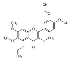 5-ethoxy-2-(3-ethoxy-4-methoxy-phenyl)-3,6,7-trimethoxy-chromen-4-one CAS:96371-12-9 manufacturer & supplier