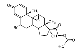 6-Brom-9β,11β-oxido-1,4-pregnadien-17α,21-diol-3,20-dion-21-acetat CAS:96371-16-3 manufacturer & supplier