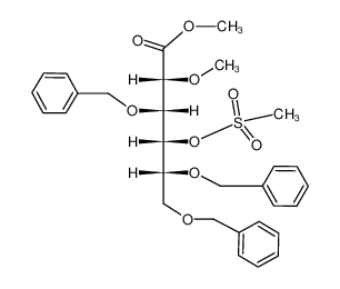 3,5,6-Tri-O-benzyl-4-O-mesyl-2-O-methyl-D-gluconsaeure-methylester CAS:96371-45-8 manufacturer & supplier