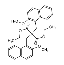 Bis-(2-methoxy-naphthyl-(1)-methyl)-malonsaeurediethylester CAS:96372-06-4 manufacturer & supplier