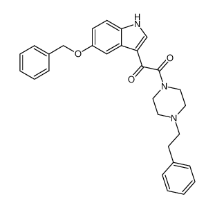 1-[(5-benzyloxy-indol-3-yl)-oxo-acetyl]-4-phenethyl-piperazine CAS:96372-19-9 manufacturer & supplier