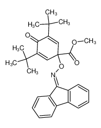 Fluorenonoxim-(4-oxo-3,5-di-tert.-butyl-1-carbomethoxy-cyclohexadien-(2,5)-yl)-aether CAS:96372-58-6 manufacturer & supplier