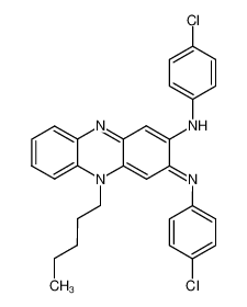 [3-(4-chloro-anilino)-10-pentyl-10H-phenazin-2-ylidene]-(4-chloro-phenyl)-amine CAS:96372-90-6 manufacturer & supplier