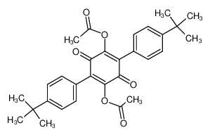 2,5-Diacetoxy-3,6-bis-(4-tert.-butyl-phenyl)-1,4-benzochinon CAS:96377-81-0 manufacturer & supplier