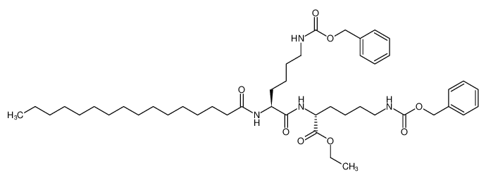 D-Lysine,N2-[N2-(1-oxohexadecyl)-N6-[(phenylmethoxy)carbonyl]-L-lysyl]-N6-[(phenylmethoxy)carbonyl]-, ethyl ester CAS:96384-50-8 manufacturer & supplier