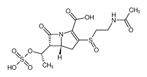 (5R,6R)-3-((2-acetamidoethyl)sulfinyl)-7-oxo-6-((S)-1-(sulfooxy)ethyl)-1-azabicyclo[3.2.0]hept-2-ene-2-carboxylic acid CAS:96391-22-9 manufacturer & supplier