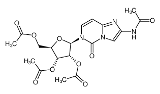 2-(acetylamino)-5,6-dihydro-5-oxo-6-(2',3',5'-tri-O-acetyl-β-D-ribofuranosyl)imidiazo(1,2-c)pyrimidine CAS:96394-46-6 manufacturer & supplier