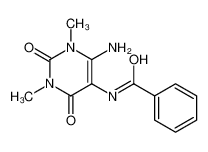 N-(4-amino-1,3-dimethyl-2,6-dioxopyrimidin-5-yl)benzamide CAS:964-04-5 manufacturer & supplier