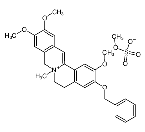 3-benzyloxy-5,6,7,8-tetrahydro-2,10,11-trimethoxy-methyldibenzo(a,g)quinolizinium monomethylsulfate CAS:96400-65-6 manufacturer & supplier