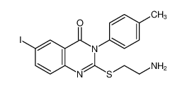 4(3H)-Quinazolinone, 2-[(2-aminoethyl)thio]-6-iodo-3-(4-methylphenyl)- CAS:96401-63-7 manufacturer & supplier