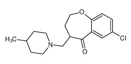 7-Chloro-4-(4-methyl-piperidin-1-ylmethyl)-3,4-dihydro-2H-benzo[b]oxepin-5-one CAS:96402-25-4 manufacturer & supplier