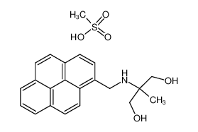 2-Methyl-2-[(pyren-1-ylmethyl)-amino]-propane-1,3-diol; compound with methanesulfonic acid CAS:96403-93-9 manufacturer & supplier