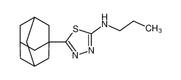 1,3,4-Thiadiazol-2-amine, N-propyl-5-tricyclo[3.3.1.13,7]dec-1-yl- CAS:96407-37-3 manufacturer & supplier