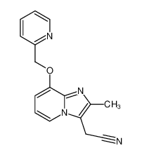 2-methyl-8-(pyridin-2-ylmethoxy)imidazo[1,2-a]pyridine-3-acetonitrile CAS:96428-33-0 manufacturer & supplier