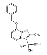 2-methyl-3-(1-methyl-1-cyanoethyl)-8-(phenylmethoxy)imidazo(1,2-a)pyridine CAS:96428-55-6 manufacturer & supplier