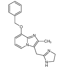 3-(2-imidazolinylmethyl)-2-methyl-8-(phenylmethoxy)imidazo(1,2-a)pyridine CAS:96428-67-0 manufacturer & supplier