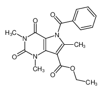 5-Benzoyl-1,3,6-trimethyl-2,4-dioxo-2,3,4,5-tetrahydro-1H-pyrrolo[3,2-d]pyrimidine-7-carboxylic acid ethyl ester CAS:96429-53-7 manufacturer & supplier