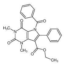 5-Benzoyl-1,3-dimethyl-2,4-dioxo-6-phenyl-2,3,4,5-tetrahydro-1H-pyrrolo[3,2-d]pyrimidine-7-carboxylic acid ethyl ester CAS:96429-55-9 manufacturer & supplier