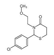 2-(4-chloro-phenyl)-3-(2-methoxy-ethyl)-[1,3]thiazinan-4-one CAS:96431-50-4 manufacturer & supplier