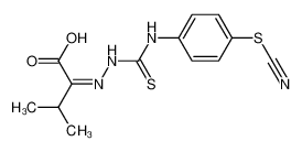 3-Methyl-2-(4-(4-thiocyanato-phenyl)-thiosemicarbazono)-buttersaeure CAS:96431-72-0 manufacturer & supplier