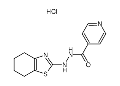 isonicotinic acid N'-(4,5,6,7-tetrahydro-benzothiazol-2-yl)-hydrazide; monohydrochloride CAS:96431-78-6 manufacturer & supplier