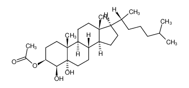 4β,5α-Dihydroxycholestan-3β-yl acetate CAS:96443-23-1 manufacturer & supplier