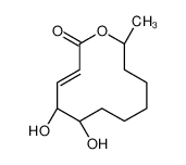 (3Z,5S,6S,12R)-5,6-dihydroxy-12-methyl-1-oxacyclododec-3-en-2-one CAS:96443-55-9 manufacturer & supplier