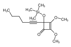 2,3-Dimethoxy-4-((trimethylsilyl)oxy)-4-(1-hexynyl)-2-cyclobuten-1-one CAS:96445-49-7 manufacturer & supplier