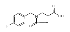 1-[(4-fluorophenyl)methyl]-5-oxopyrrolidine-3-carboxylic acid CAS:96449-68-2 manufacturer & supplier