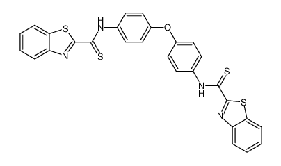 2-Benzothiazolecarbothioamide, N,N'-(oxydi-4,1-phenylene)bis- CAS:96450-28-1 manufacturer & supplier