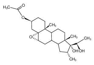 5α,6α-Oxido-16α-methyl-pregnan-3β,17α,20β-triol-3-acetat CAS:96458-10-5 manufacturer & supplier